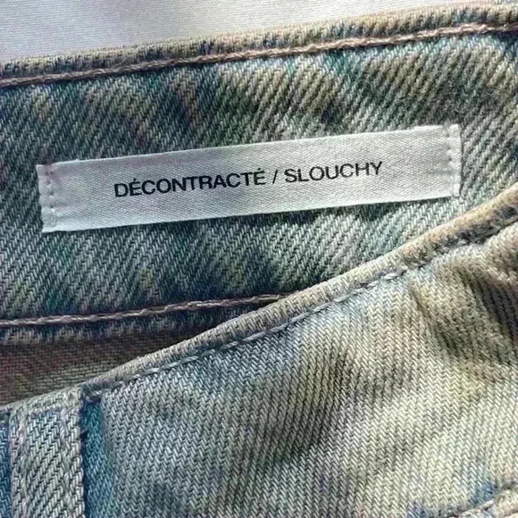 Garage Denim Decontracte Slouchy Quincy Blue Women's Size 5/27 NWT - Picture 12 of 16